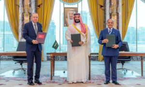 Pakistan, Saudi Arabia and Turkiye have signed the Mecca Joint Defence Agreement, combining 1.4 million troops, 3,400 aircraft and major military power.