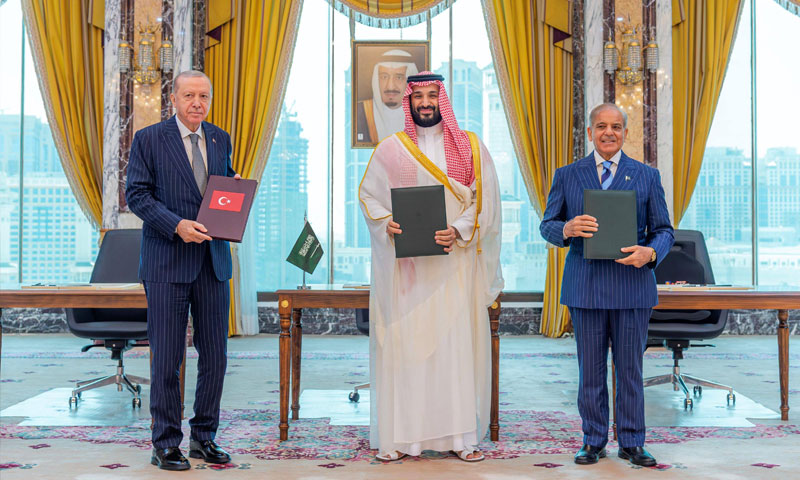 Pakistan, Saudi Arabia and Turkiye have signed the Mecca Joint Defence Agreement, combining 1.4 million troops, 3,400 aircraft and major military power.