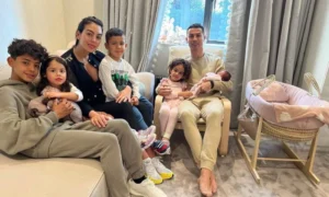 Ronaldo's family; Georgina and five children