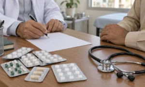 doctors prescribing a lot of medicines