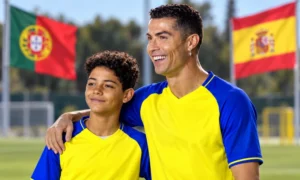 ronaldo jr. with ronaldo